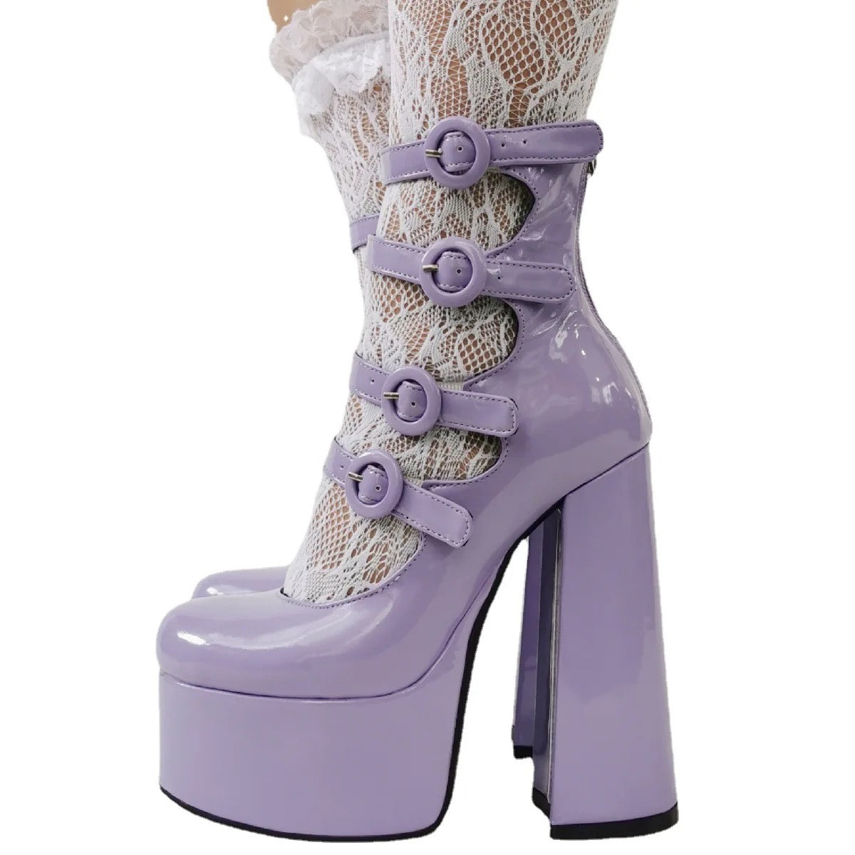 Tacones de plataforma tipo Bratz