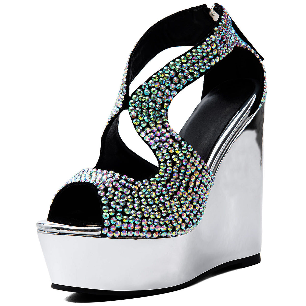The All Eyes Here Platform Heels