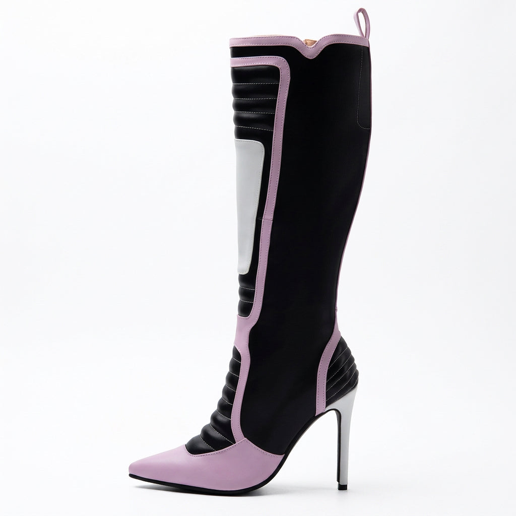 Pit Lane Heel Boots
