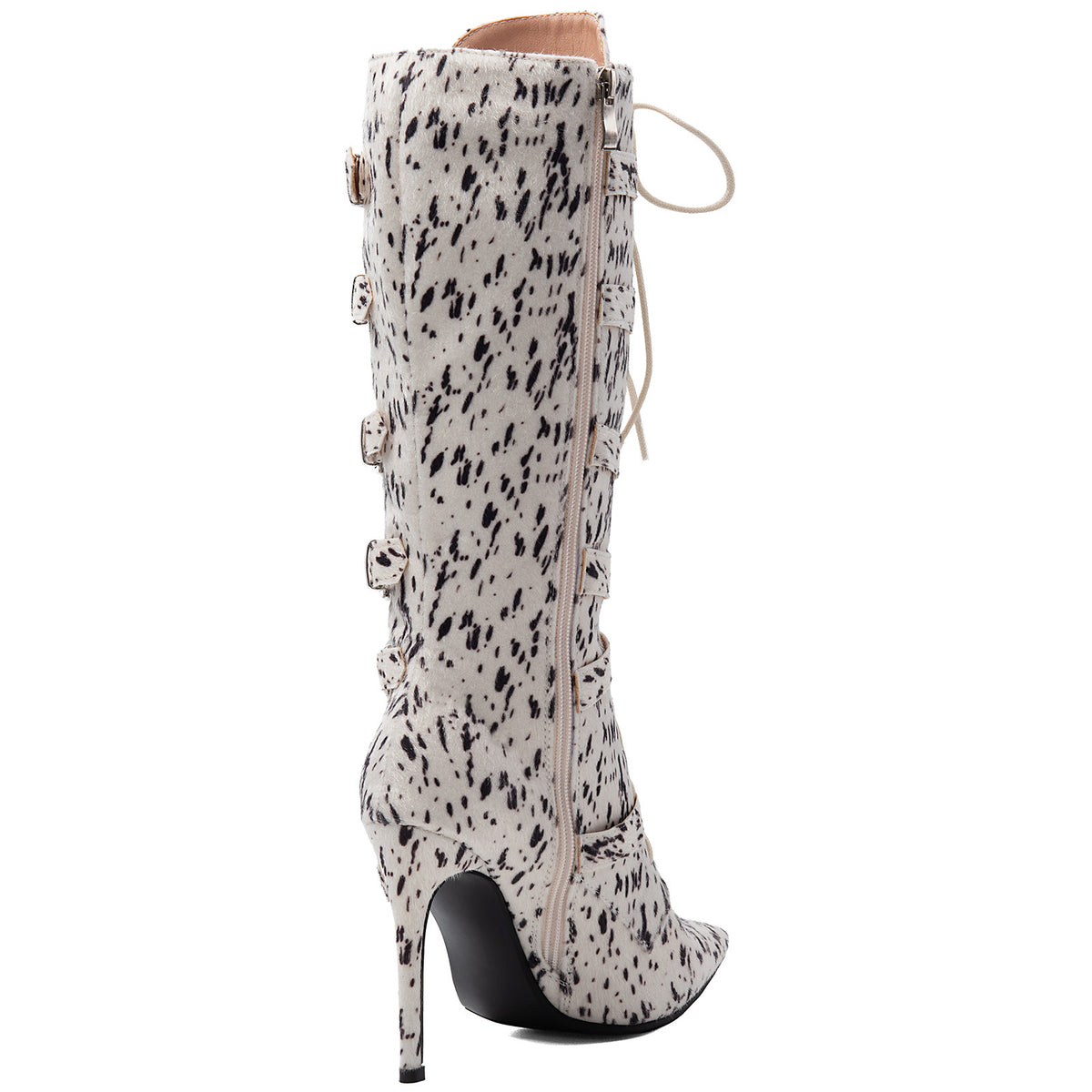 The Feralé Lace-Up Heel Boots
