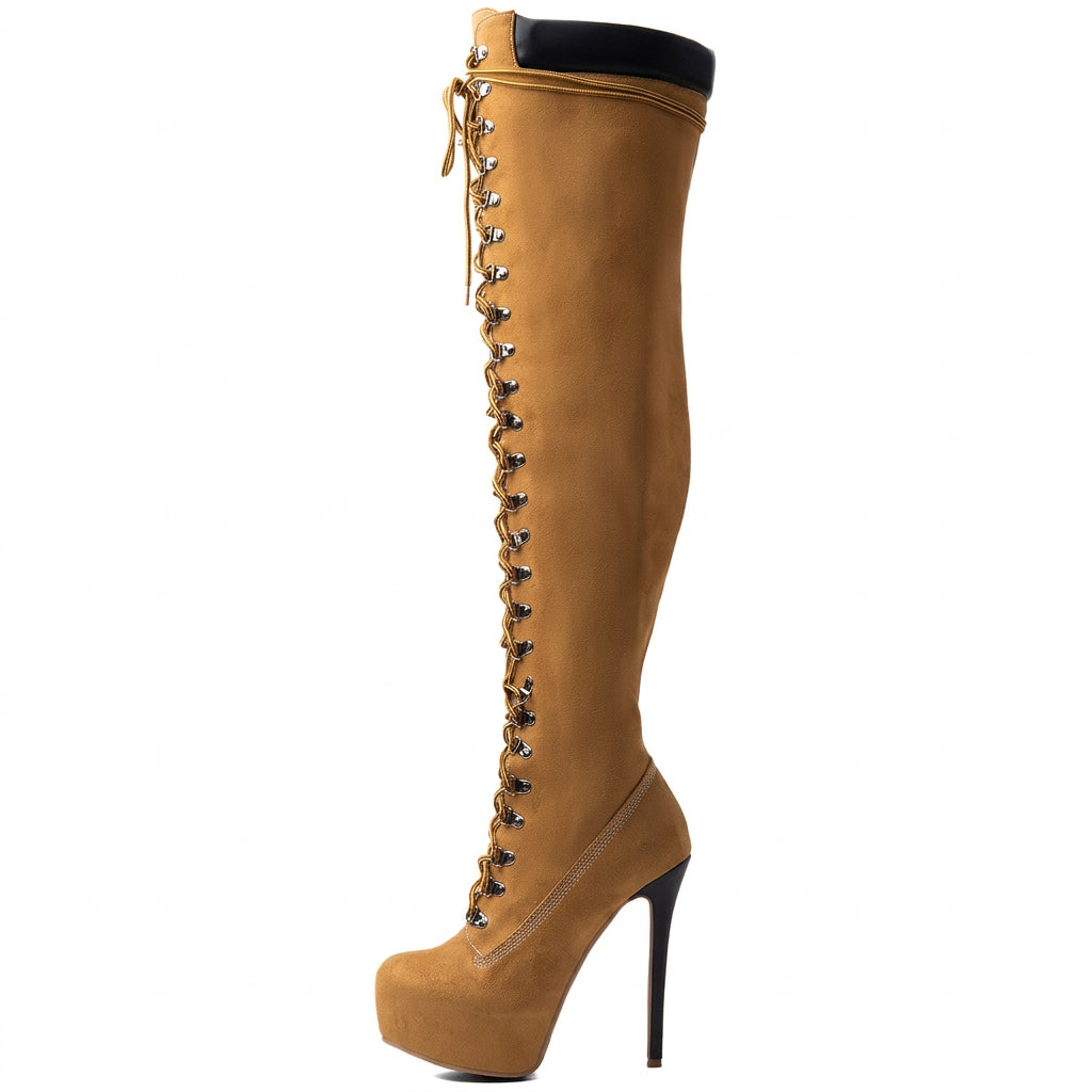 The Golden Charge Heel Boots