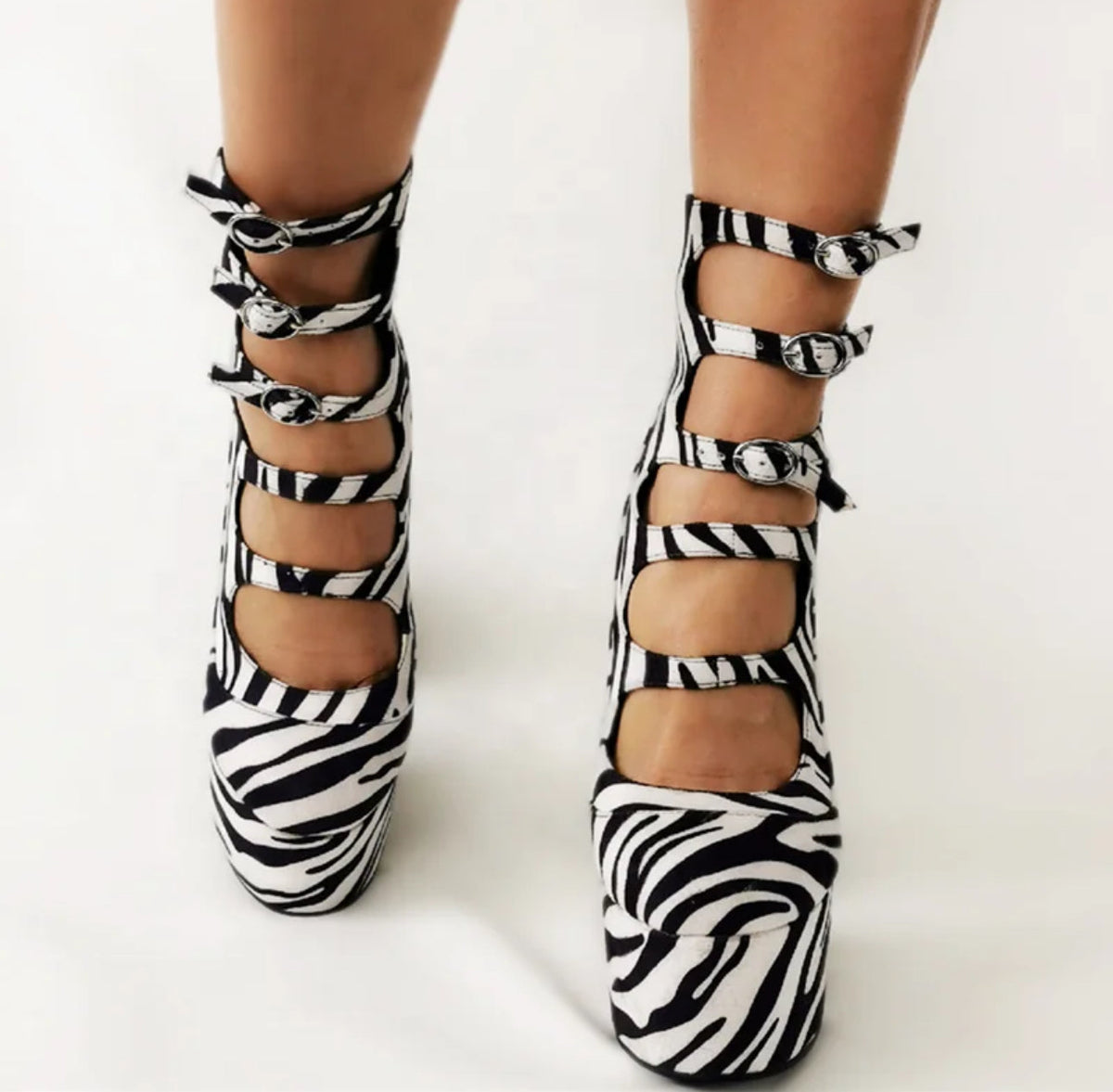 Zapatos de tacón con plataforma Zeno