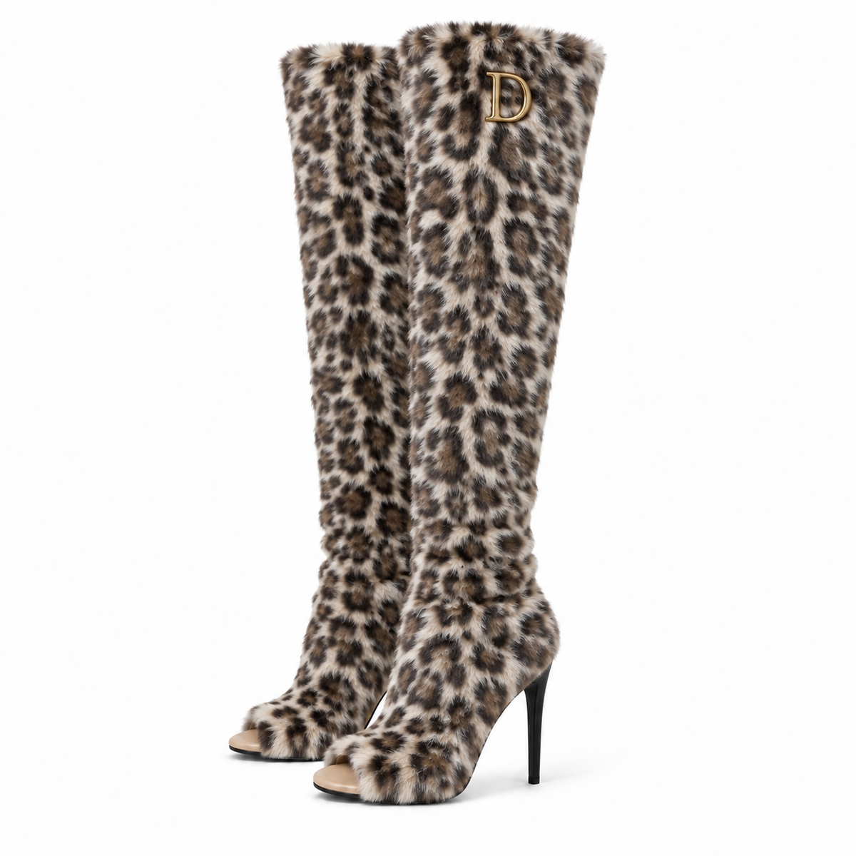 The Fur Seasons Boot - Leopard Couture