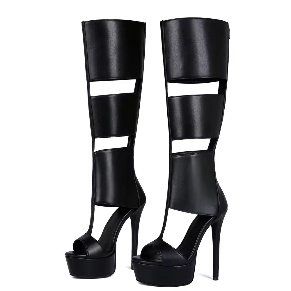 It Girl ‘Gladiator’ Heel Boots
