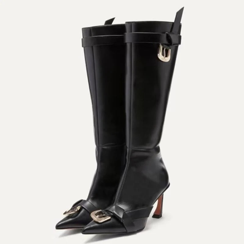 Red Ruby Heel Boots