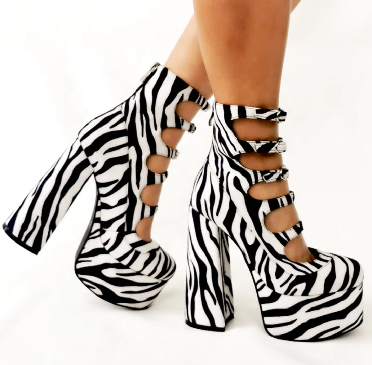 Zapatos de tacón con plataforma Zeno