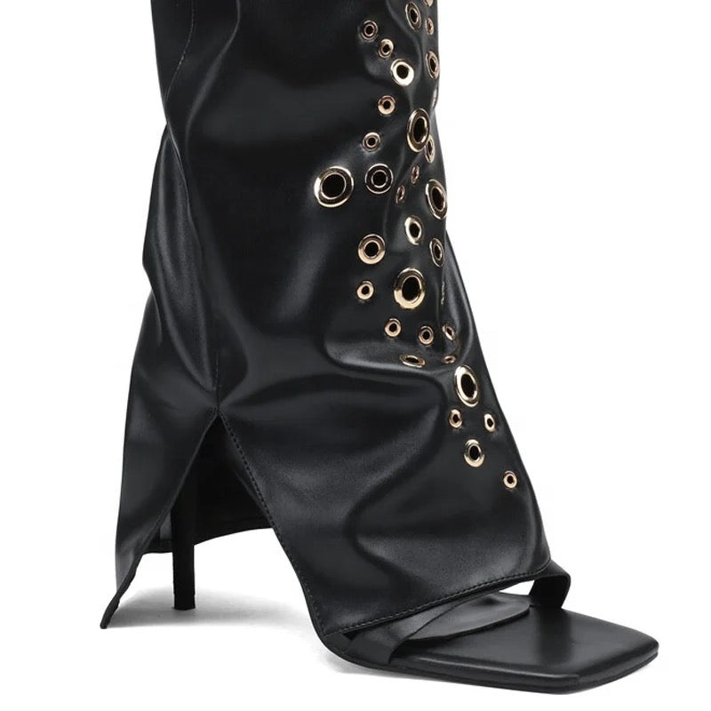Baddie Bandit Heel Boots - Dupe Department 