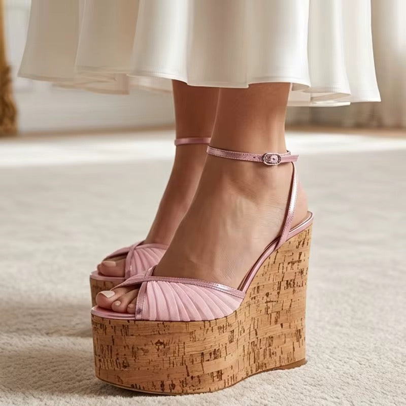 Sandalias de cuña Cork Muse