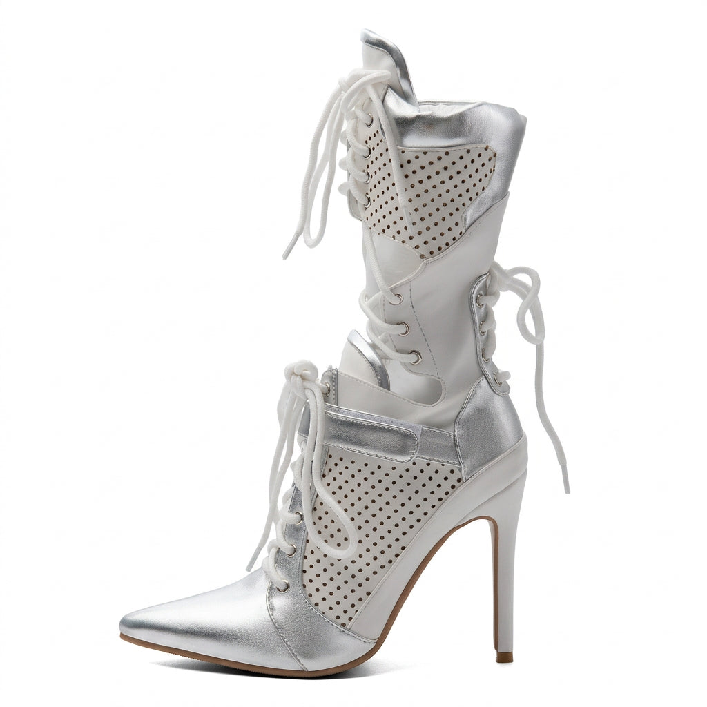 Chrome Theory Heel Boots