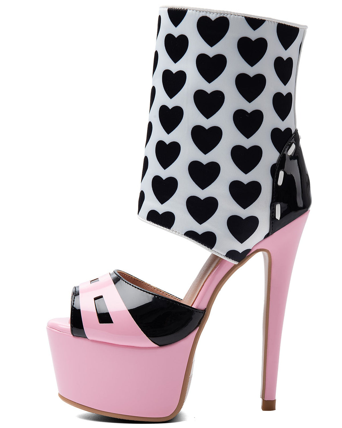 The Love on Record Couture Heel Boots