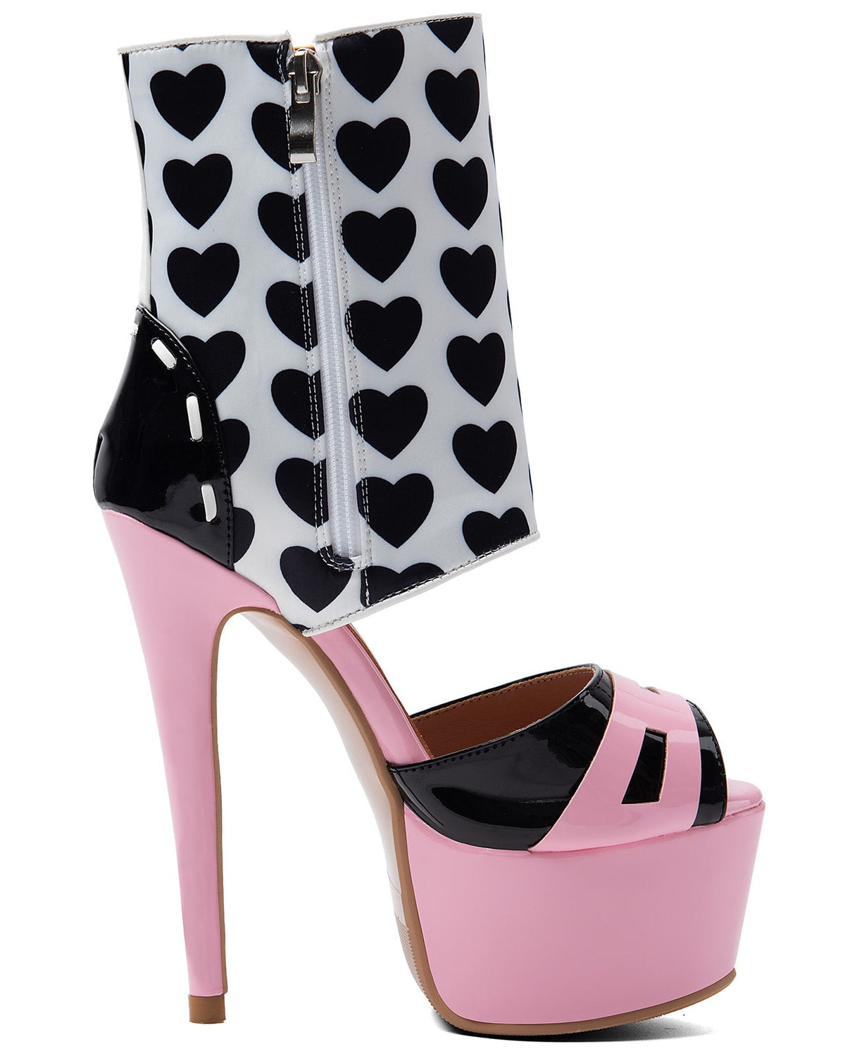 The Love on Record Couture Heel Boots