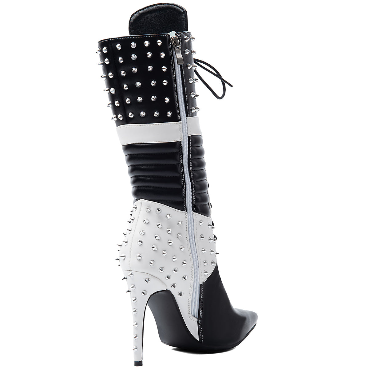 The Nocturne Riot Studded Heel Boots