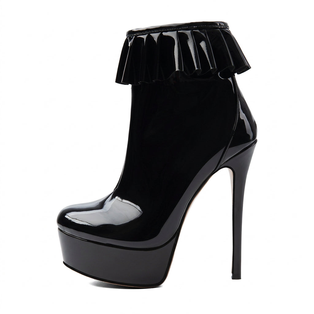 The Patent Princess Heel Boots