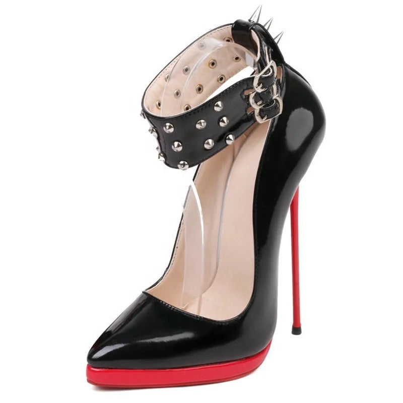Metal Punk Heels - Dupe Department 