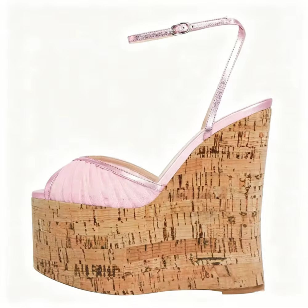 Sandalias de cuña Cork Muse