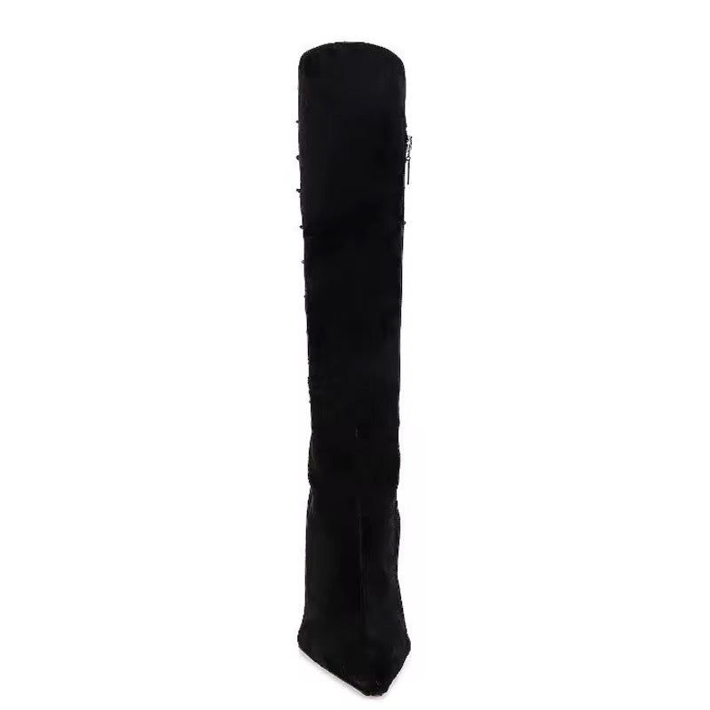 Strapped Heel Boots