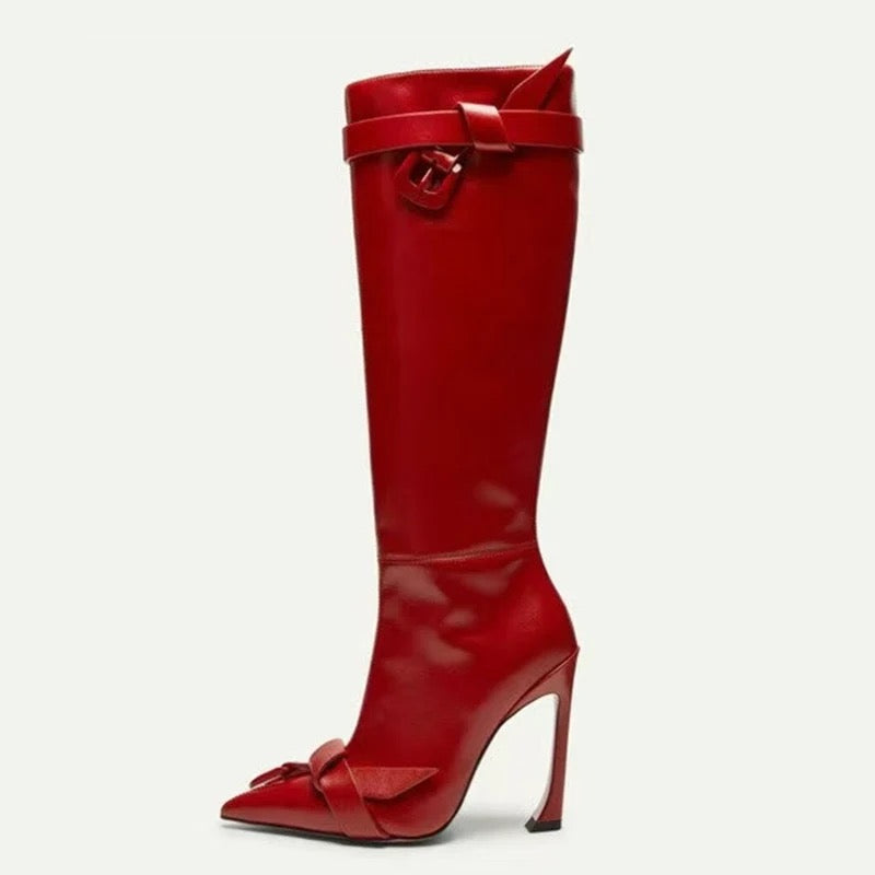 Red Ruby Heel Boots