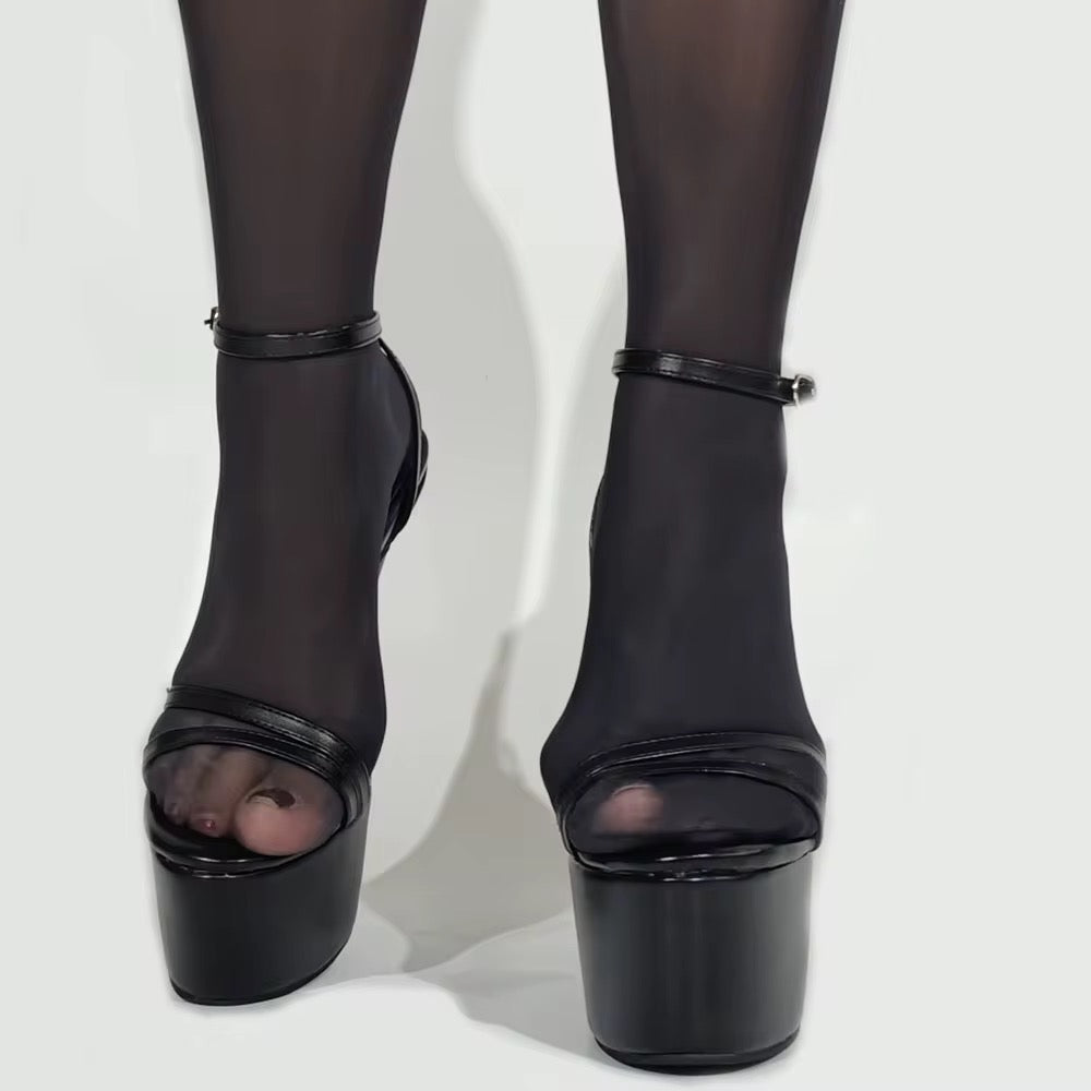 The Skyfall Stiletto Platform Heels