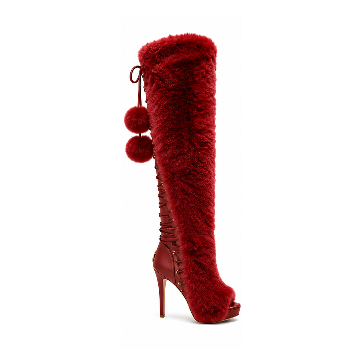 The Fur Affair Boot — Bordeaux Affair
