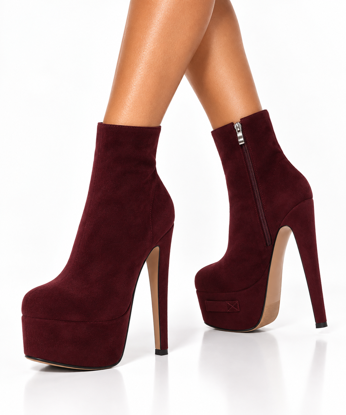 The Velvet Temptation Heel Boots